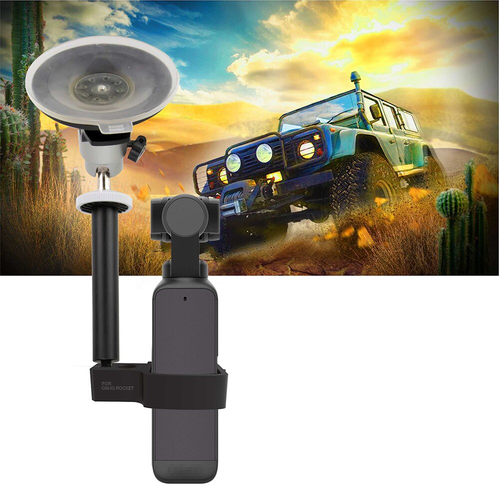 For DJI Pocket 2 Camera Stabilizer Handheld Gimbal Window Suction Cup Car Mount Bracket Vehicle Mounting Adapter Accessories