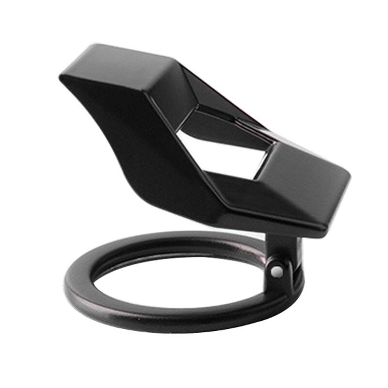 Aluminum Alloy Start Stop Engine Push Button Switch Cover Car Interior Decor: Black