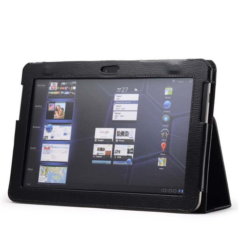 Voor Samsung Galaxy Tab 2 10.1 Inch GT-P5100 P5110 P5113 P7500 P7510 Tablet Case Lederen Pu Stand Folio Zet Stylus pen