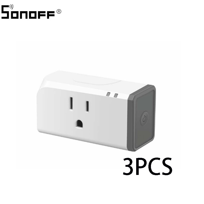 10Pcs Sonoff S31 Smart WiFi Switch Smart Home US Plug Voice Remote Intelligent Control Home Automation With Google Home Alexa: 3pcs