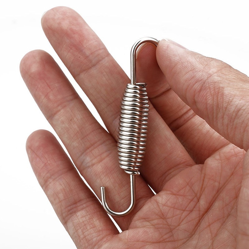 Bestever Exhaust Spring Hook Stainless Steel Spring Hook Motorcycle Exhaust Pipe Muffler Springs Hooks Motorcycle Exhaust System
