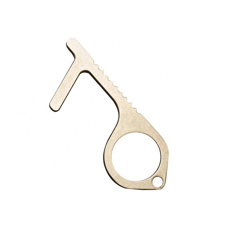 Hook Makes It Easy For Users To Pull The Handle Non-Contact Safety Door Antibacterial Brass EDC Door Opener