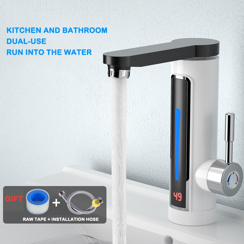Electric Water Faucet Instantaneous Rapid Heating Over Tap Water Heating Household Electric Water Heater Kitchen Treasure