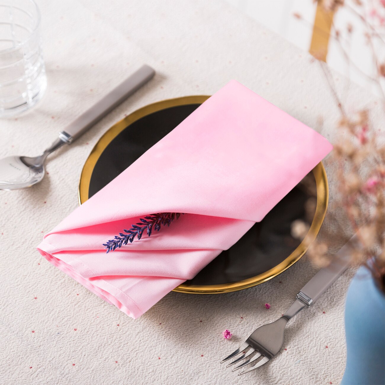 12 Stuks Servetten Katoenen Servetten Doek Bruiloft Servet Diner Servet Voor Bruiloft Party 46X46 Cm