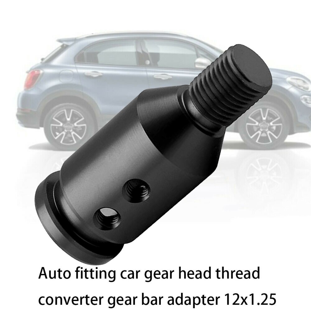 Universal Aluminum Shift Knob Adapter for Non Threaded Shifters Automotive Gear Shifter Thread Converter Gear Lever Adapter
