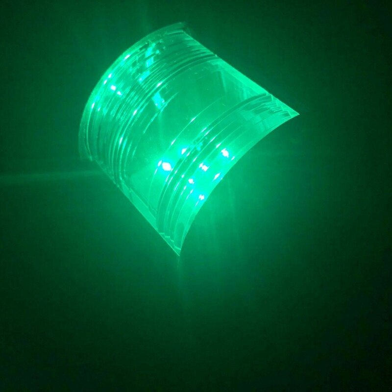 Marine Boat LED Navigation Light Green Starboard Red Port Surface Black