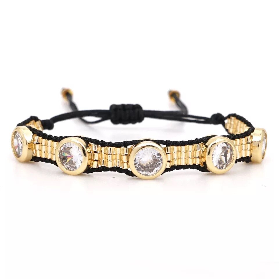 Zhongvi Mexico Armband Armbanden Voor Mannen Crystal Pulseras Mujer Moda Vrouwen Sieraden Armband: 2