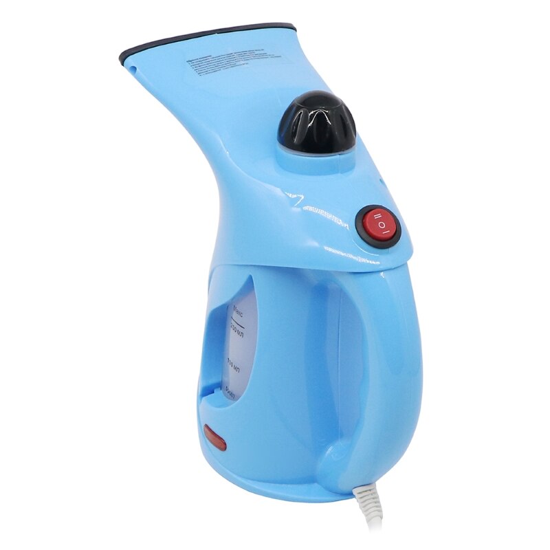 220v tøj tøj damper håndholdt mini dampjern maskine lodret strygning: Bl