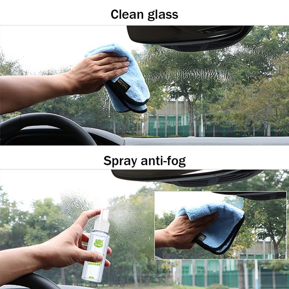 Car glass window bathroom anti-fog defogging long-lasting anti-fog 45 days (four seasons available, bathroom anti-fog special)