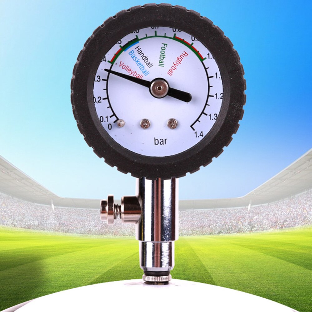 Basketball Football Volleyball Air Gauge Stainless Steel Ball Air Pressure Gauge Barometer Tool
