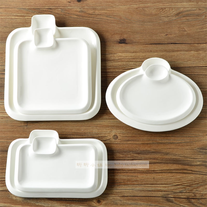 Dimono® Snacktablett Snack-Teller Serviertablett Mit 6 Schalen Aus