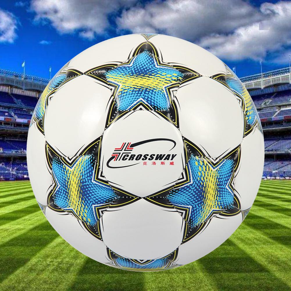 1 Set Practical Kids Adults Football Smooth Surface Soccer Ball Weather Proof for Football Field
