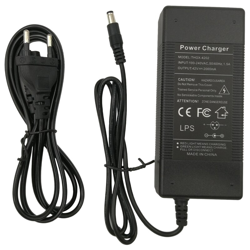 Charger for Kugoo S1 Electric Scooter 42V 1.5Ah Battery Charger(Eu Plug): Default Title