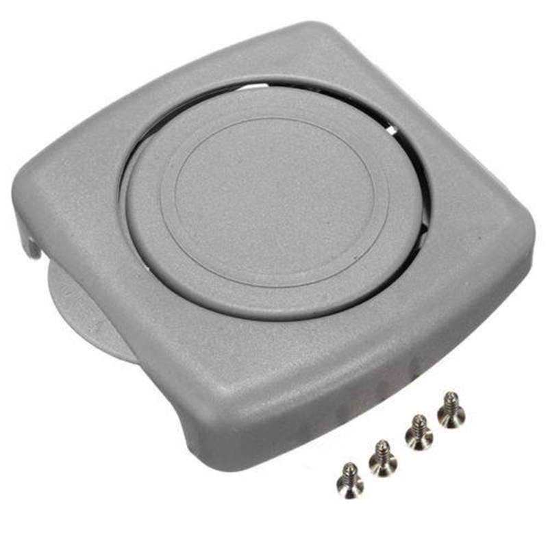 Amarine Made (Set van 4) Zwart Inbouw Drop in Plastic Cup Drinken Kan Houder met Afvoer voor Boot Auto Marine Rv - Zwart