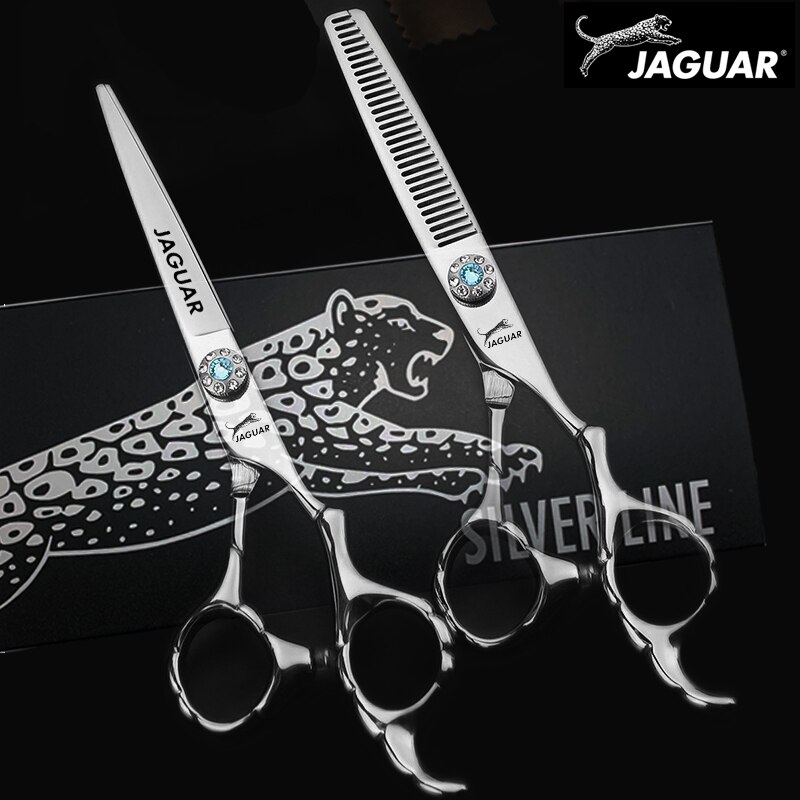 JAGUAR Hair Scissors 5.5&6.0 Inch Cutting Thinning Set Hairdressing Scissors Barber Tools salons she