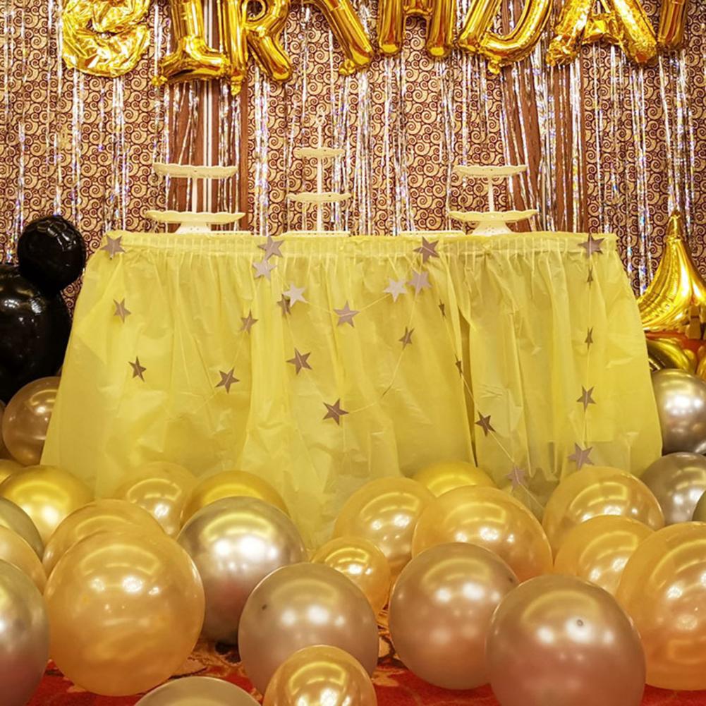 Durable Innovative Waterproof Self-adhesive Table Skirt Cover Anti-deform Desk Skirt Eye-catching for Home