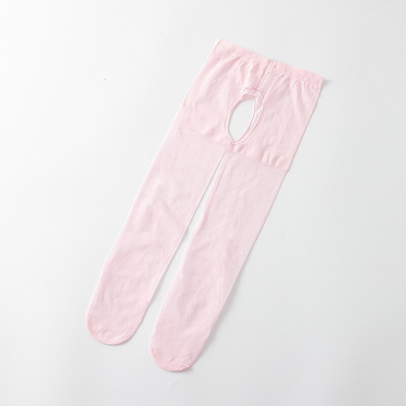 Medias transpirables delgadas para niña, pantis transparentes de Color sólido, para bebé, novedad: Pink-Open / S(0-1Y)