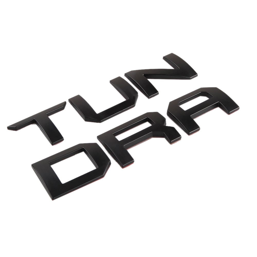 Special 3D Tailgate Insert 3D Metal Letters for Toyota-Tundra - (Not Decal Sticker): Silver