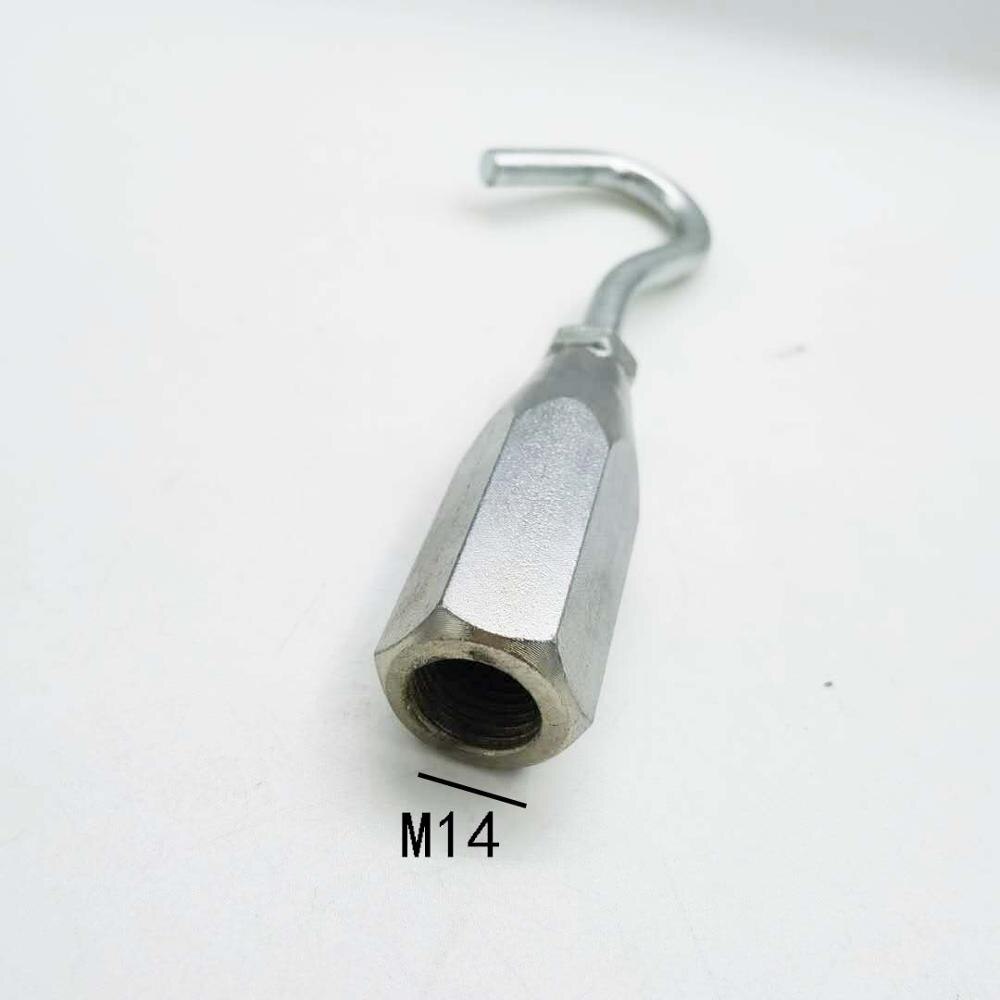 M14 stainless steel dent pulling hook for dent puller slide hammer car body repair spotter accessories hand tools