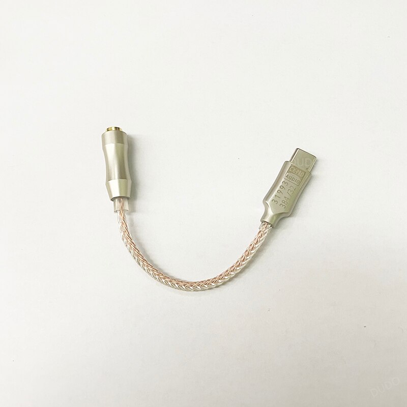 Adaptador USB tipo C a auriculares HiFi de 3,5 Mm, Cable decodificador dac cx31993 para iphone, Samsung, xiaomi, ordenador: Silver Single cable