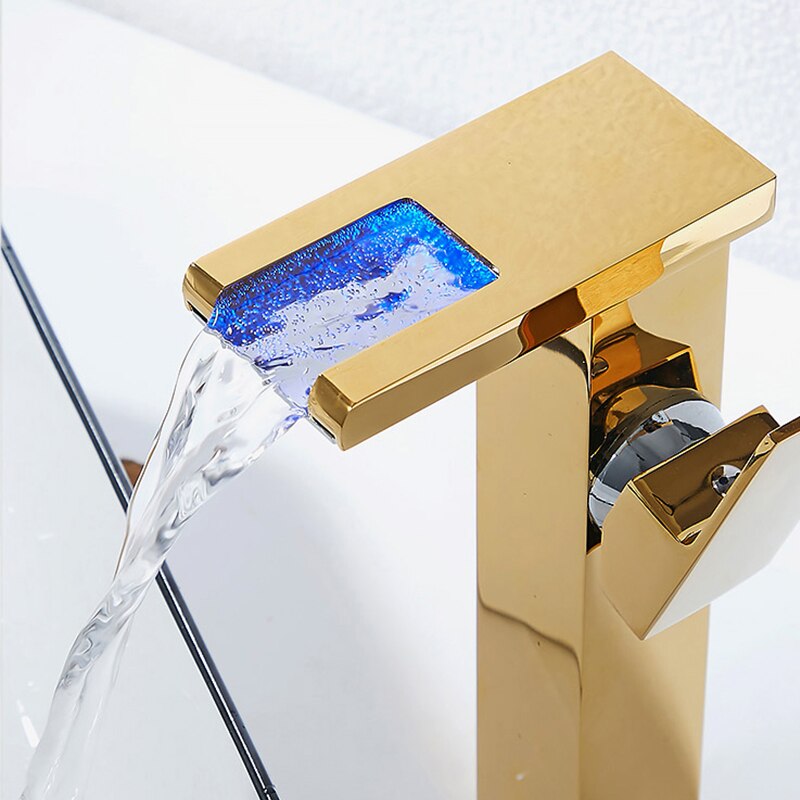 YHSGY Waschtischarmatur Schwarz – Edelstahl, Einhandmischer Für Kalt- & Warmwasser