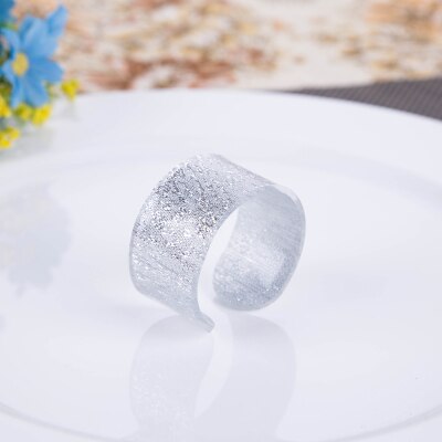 8 x silver/guld servettring akryl servetthållare spänne hotell hem fest middag deco leverans: C
