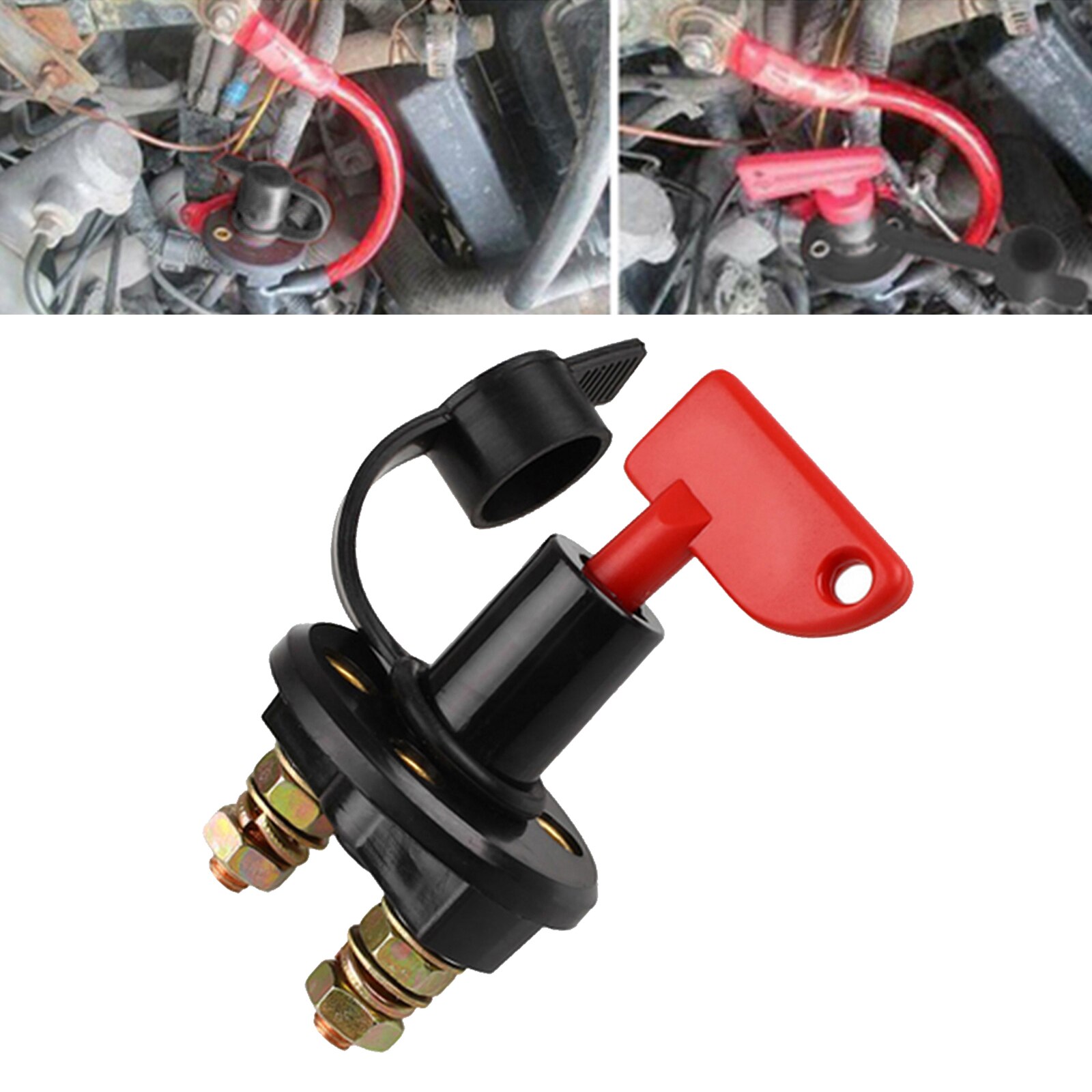 Aislador de batería para barco, coche, furgoneta, autocaravana, interruptor de desconexión, llave de apagado de energía