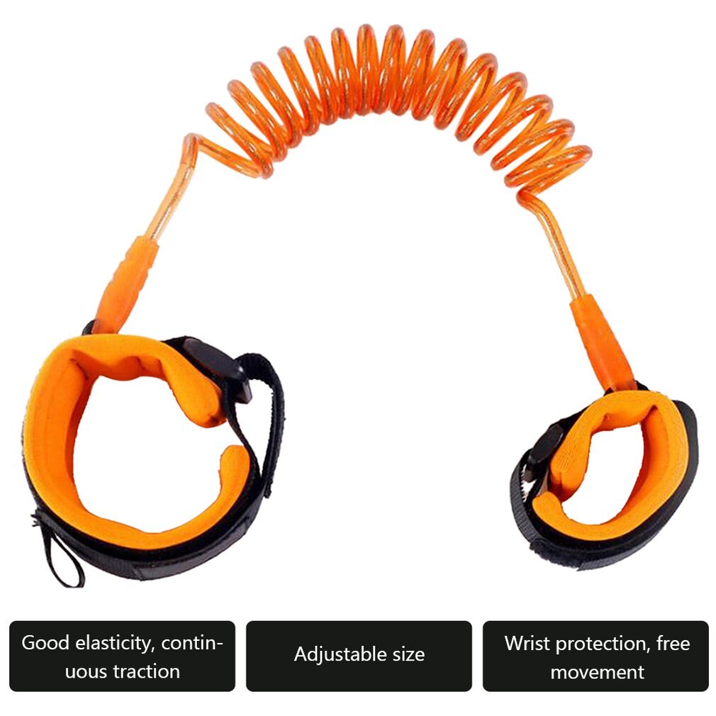 Toddler Baby Kids Safety Harness Cut Continuously Child Leash Anti Lost Wrist Link Traction Rope