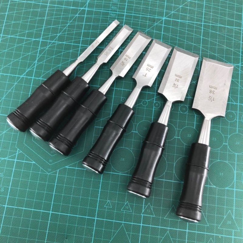 Houtbewerkingsgereedschap, beitels, houtbeitels, handbeitels, houtbeitels, timmermansgereedschap, houtbeitelset