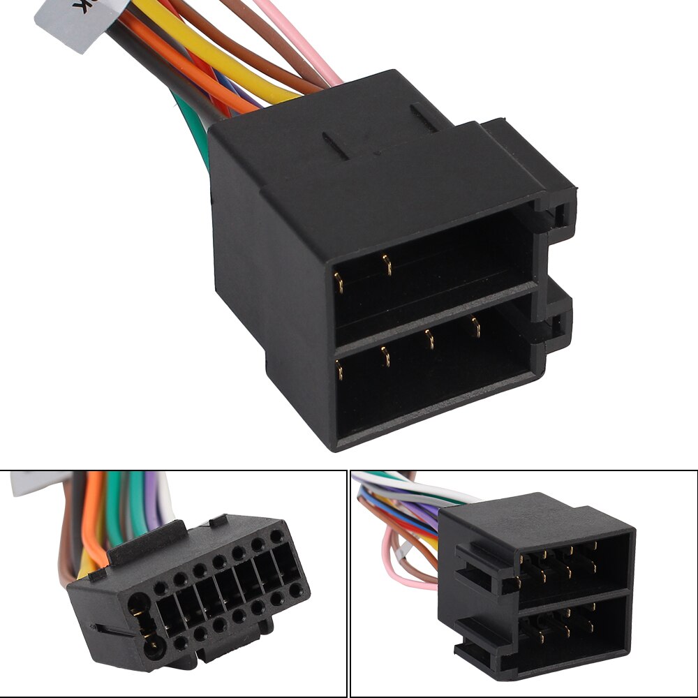 16 Pin Plug Kabel Iso Standaard Connector Adapter Auto Draad Kabel Adapter Voor Alpine Kabelboom Adapter Auto Stereo Radio