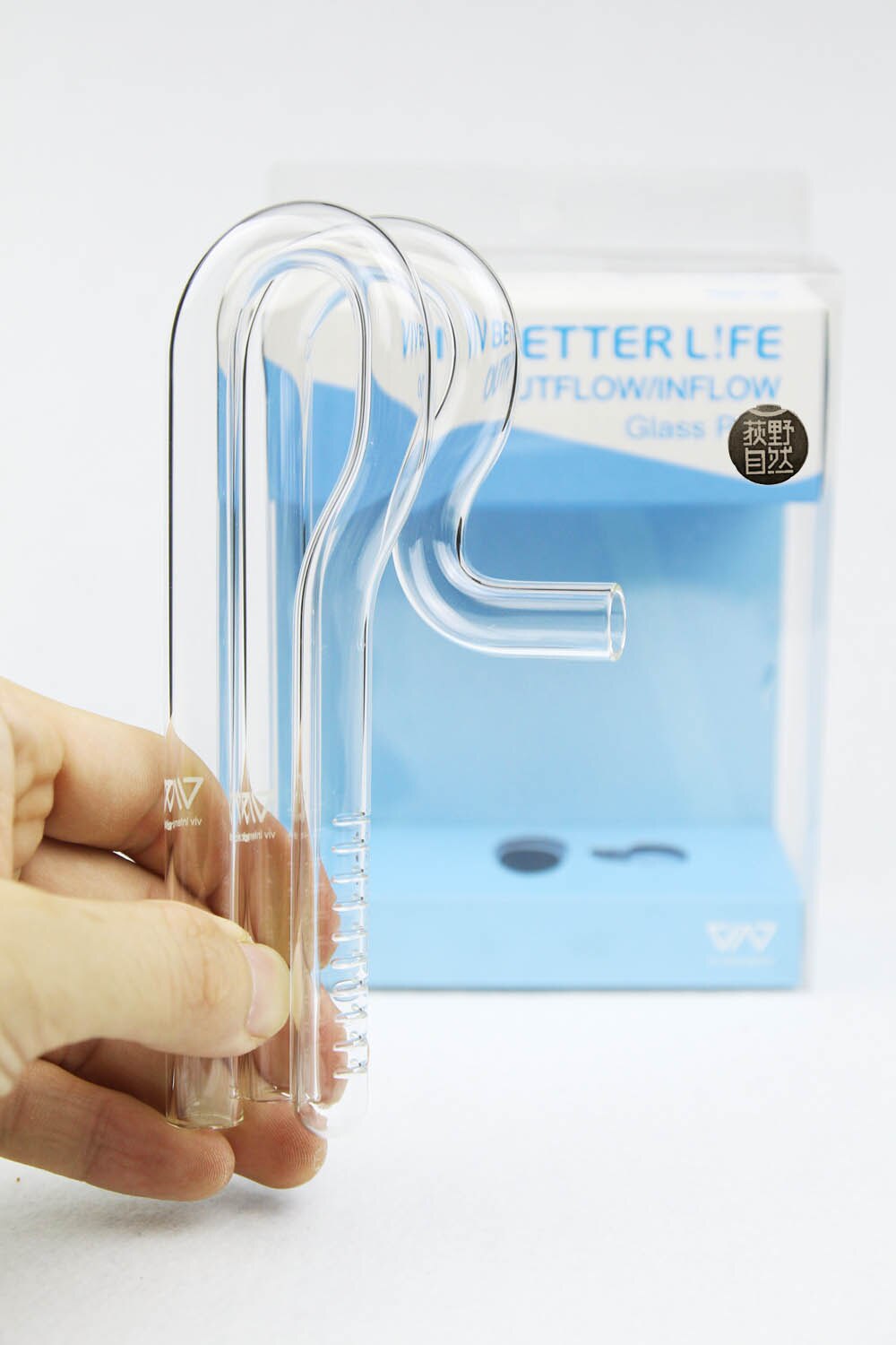 Viv jetfly strøm innstrømning utløp glassrør mini nano ada stil henge på trenger ikke sugekopp akvarium vann plante fisketank