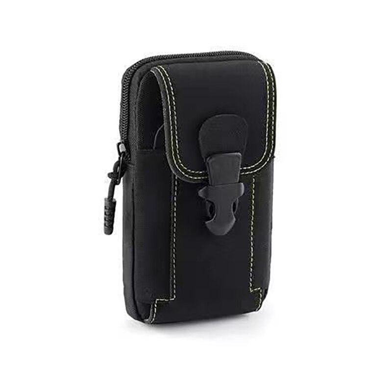 Bolsa de lona impermeable para teléfono móvil, funda tipo billetera, cinturón, monedero, funda para teléfono: BK2