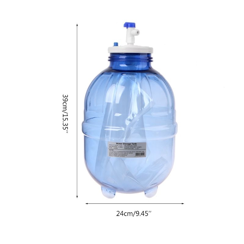 3.2 Gallon Transparent Plastic Water Storage Tank For Reverse Osmosis for Reverse Osmosis System