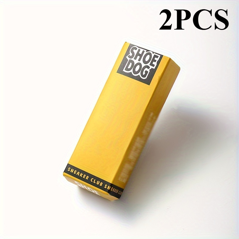 1/2 pezzi strumento per l'abbagliamento delle scarpe, gomma da cancellare in gomma scamosciata, strumento per lucidare la gomma per pulire le scarpe sportive in pelle scamosciata, scarpe bianche, smacchiatore: Di Colore Giallo chiaro