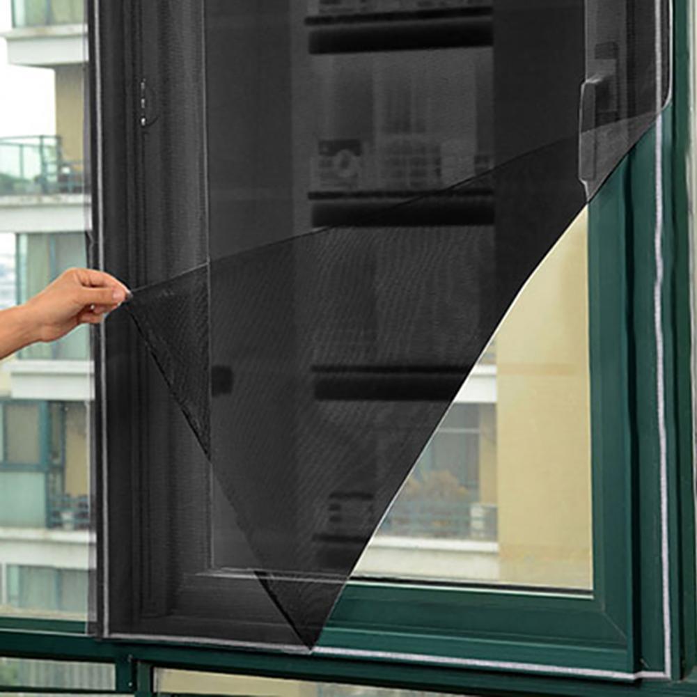 Self-adhesive Translucent Mesh Window Net Screen Black Window Netting Against Mosquitoes
