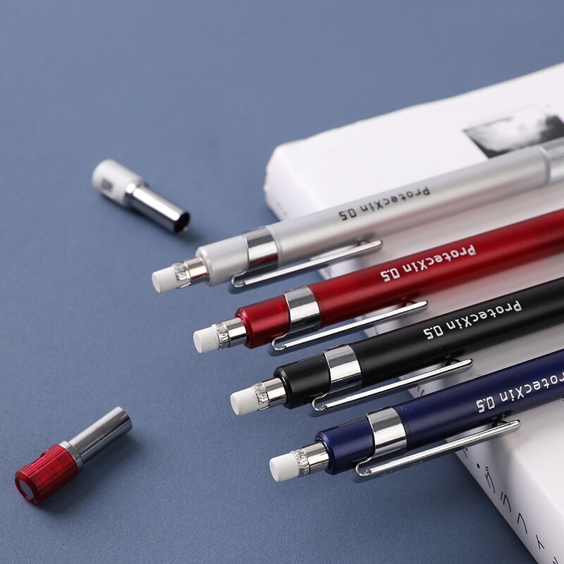 Kokuyo – crayon mécanique en métal japonais, WSG-PS305, noyau Anti-rupture à bas Center de gravité, pour dessin et croquis, pour étudiant, 1 pièces, 0.5