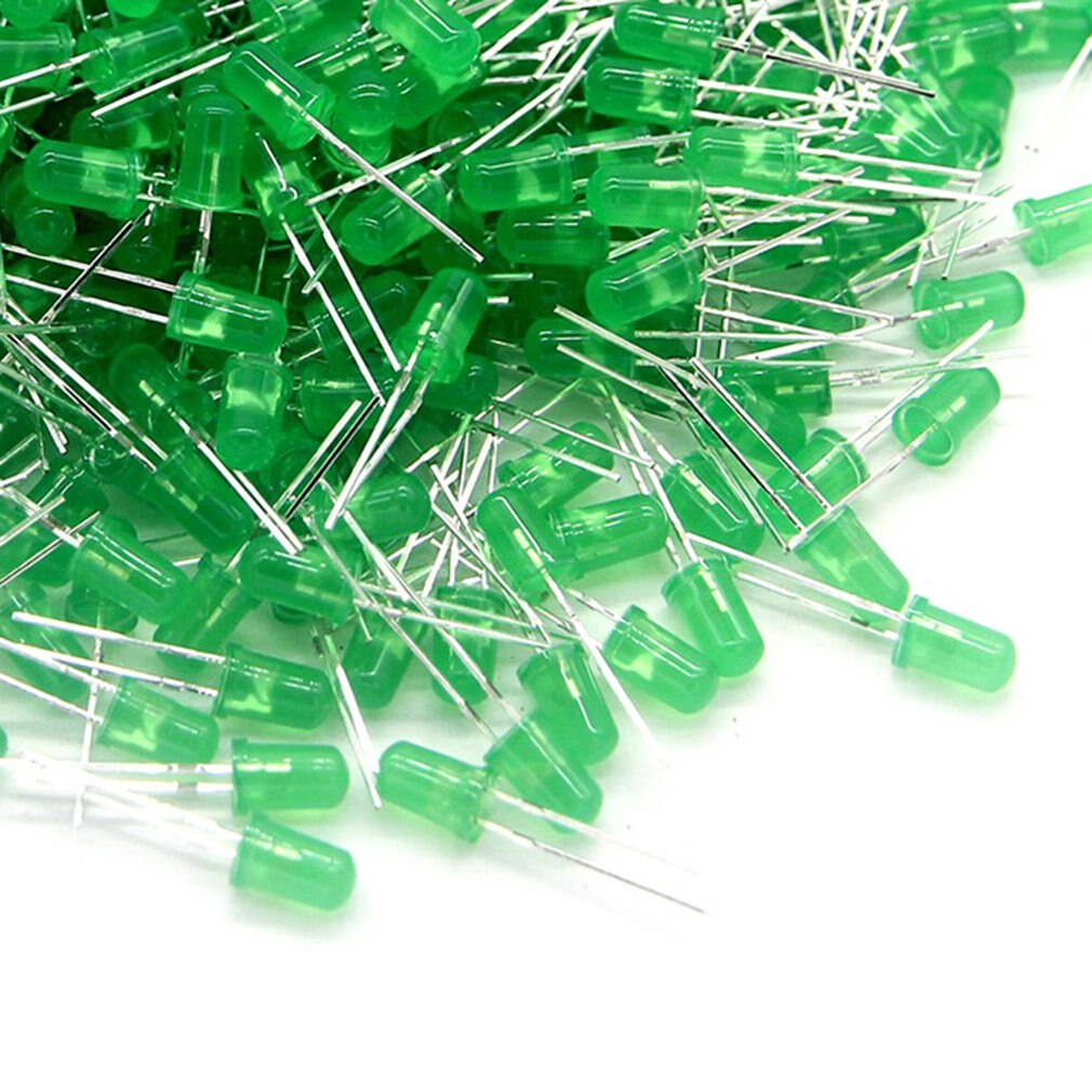 1000 Stuks 5Mm Ronde Led Light Emitting Diodes Component Rood/Groen/Geel/Wit/Blauw Led bulb Lamp Licht Super Heldere