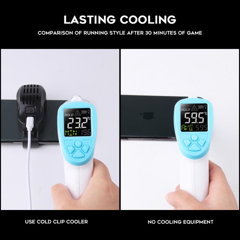 Pour PUGB téléphone Portable radiateur Gaming universel téléphone refroidisseur réglable Portable support de ventilateur pour iPhone Samsung en Stock!