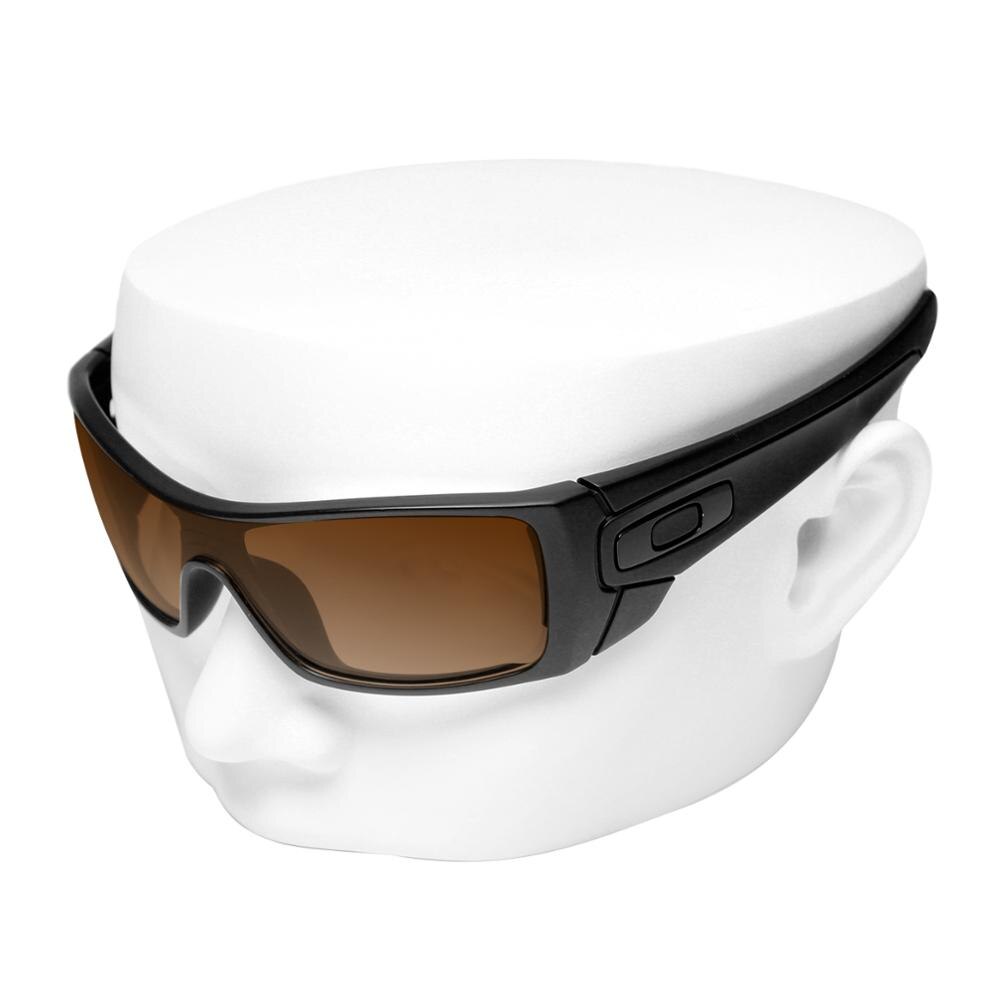 OOWLIT Polarisierte Ersatz Linsen von Braun Gradienten für-Oakley Batwolf OO9101 Sonnenbrille