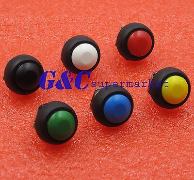 Interrupteur à bouton-poussoir rond, Mini 12mm, ét... – Grandado