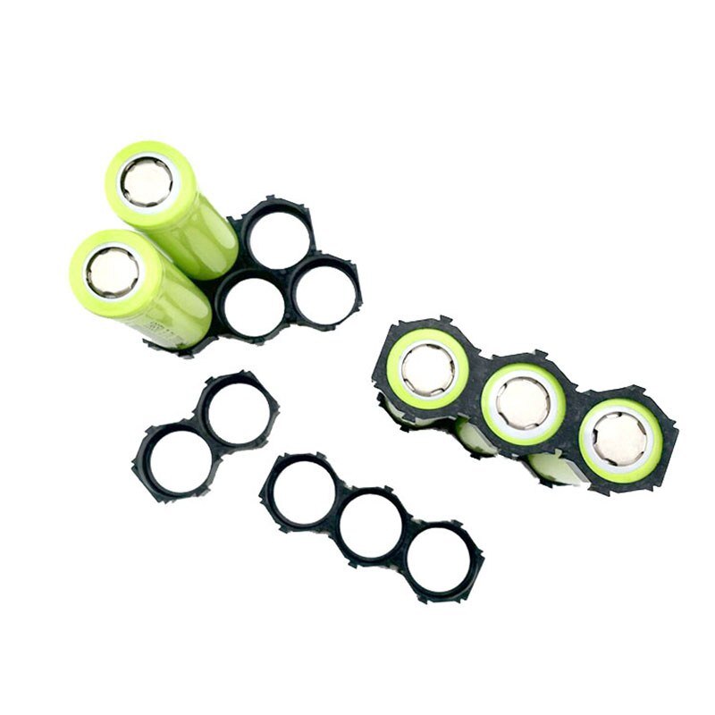 10 Pcs 18650 Lithium Batterij Warmte Houder Beugel Uitlijning Montage Groep Diy Batterij Opbergdoos Case Pack Splicing Base