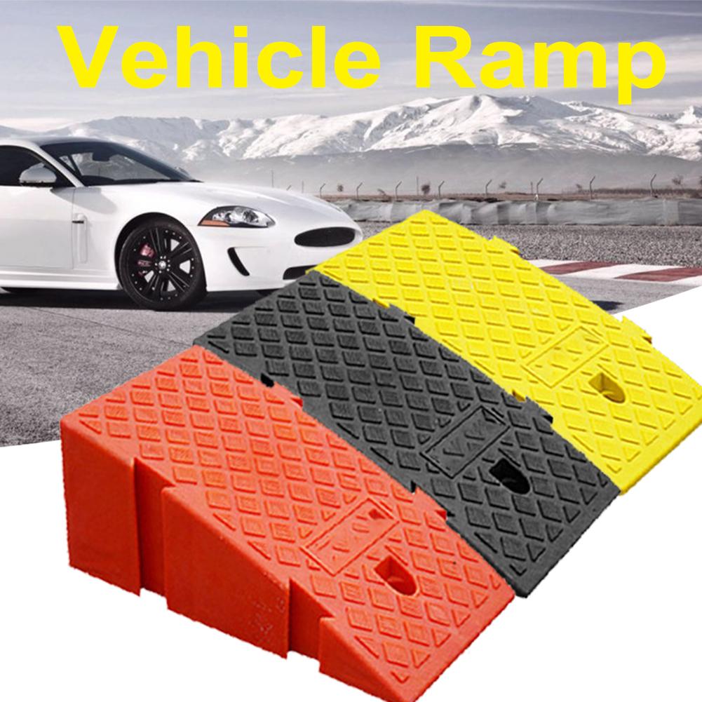 Portable Lightweight Car Plastic Curb Ramps Heavy Duty Plastic Kit Set For Driveway Car Truck For 18-22CM Height Steps