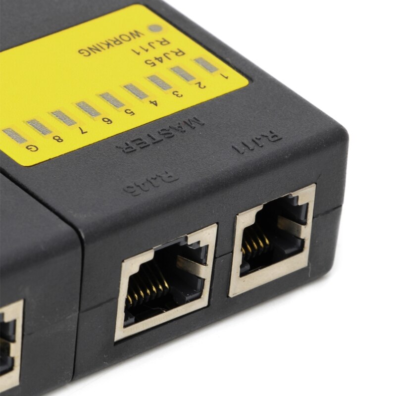 Tester eccellente professionale Cat5 RJ11 RJ45 del cavo del cavo di LAN della Mini rete nuovo Dropshipping