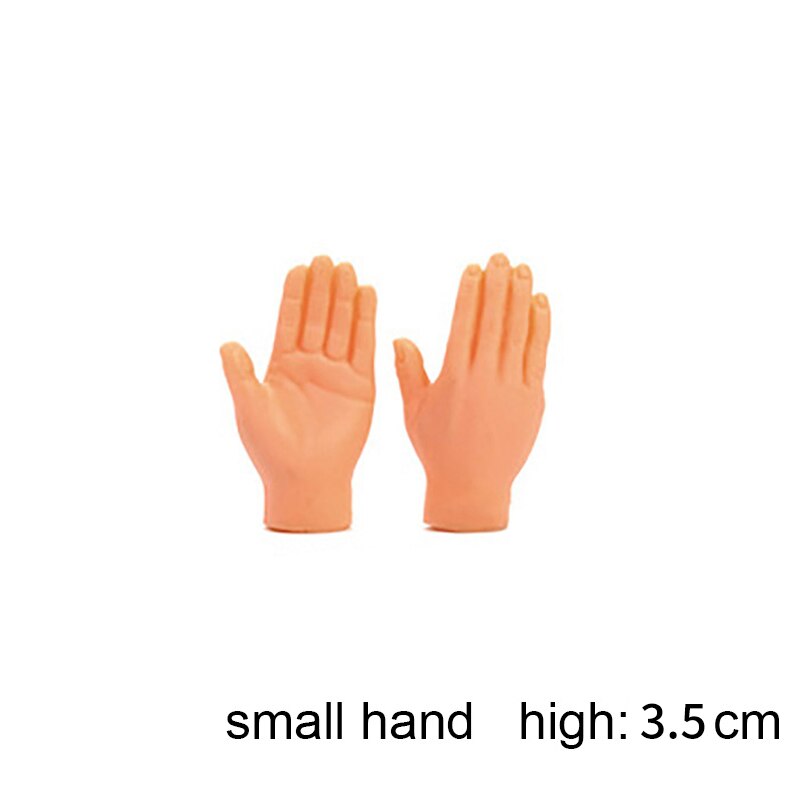 2pc/1 par sjove finger hænder og finger fødder sæt finger legetøj af legetøj omkring den lille hånd model nyhed legetøj: Lille hånd 3.5cm