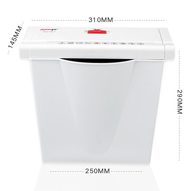 220V A4 Small Automatic Paper Shredder wos106-T Office Home Crusher Destroyer Paper Documents High Power Cutting Machine 1pc
