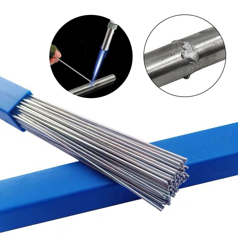 50pcs Low Temperature Aluminum Welding Rods Flux Cored Brazing Wire 500mm Air Conditioning Aluminum Pipe Repair Welding Rod