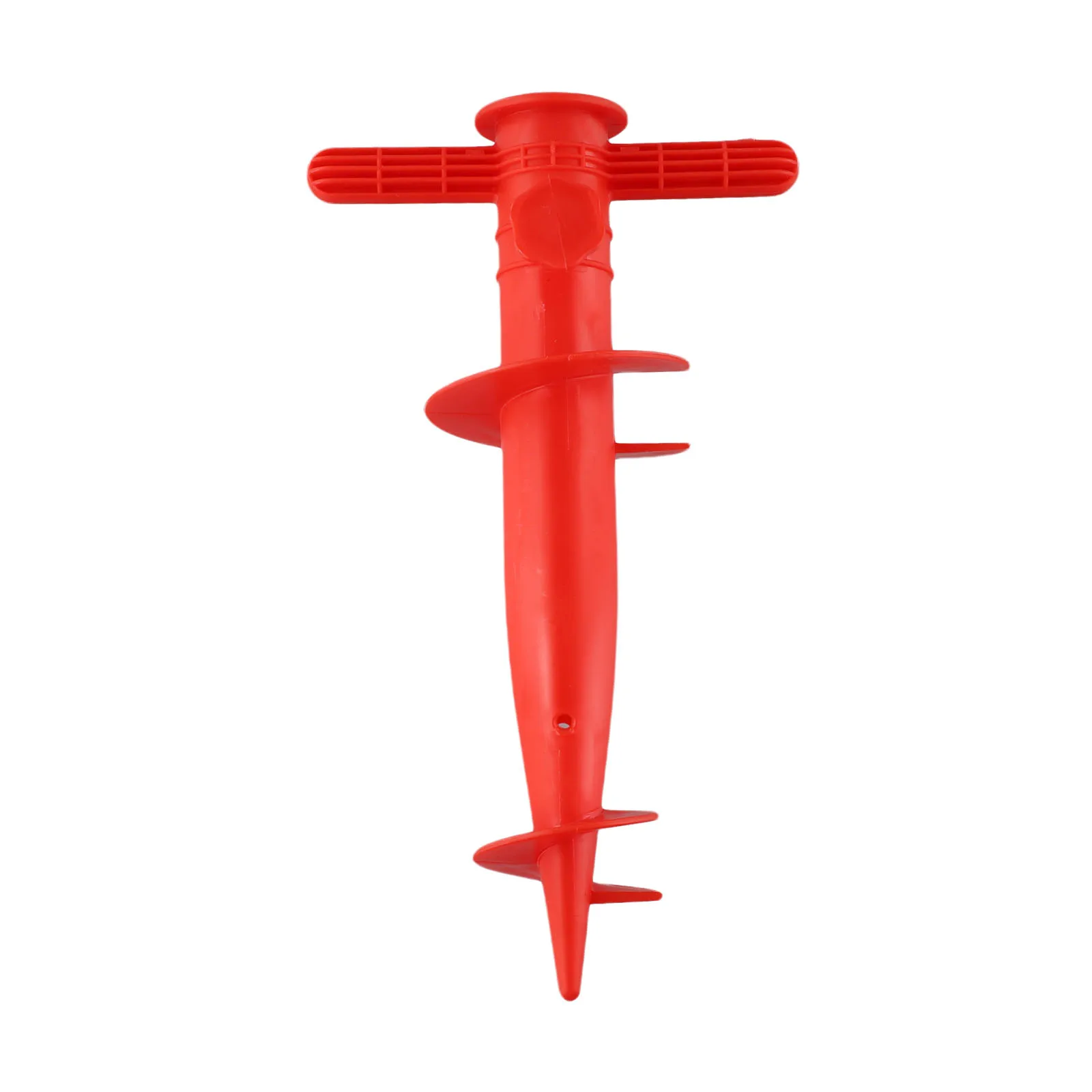 1PC Paraplubasis Verstelbare Plastic Zon Strand Patio Zand Grondbevestiging Ankerstandaard Spike Auger Houd Houder Tuinaccessoires: Blauw
