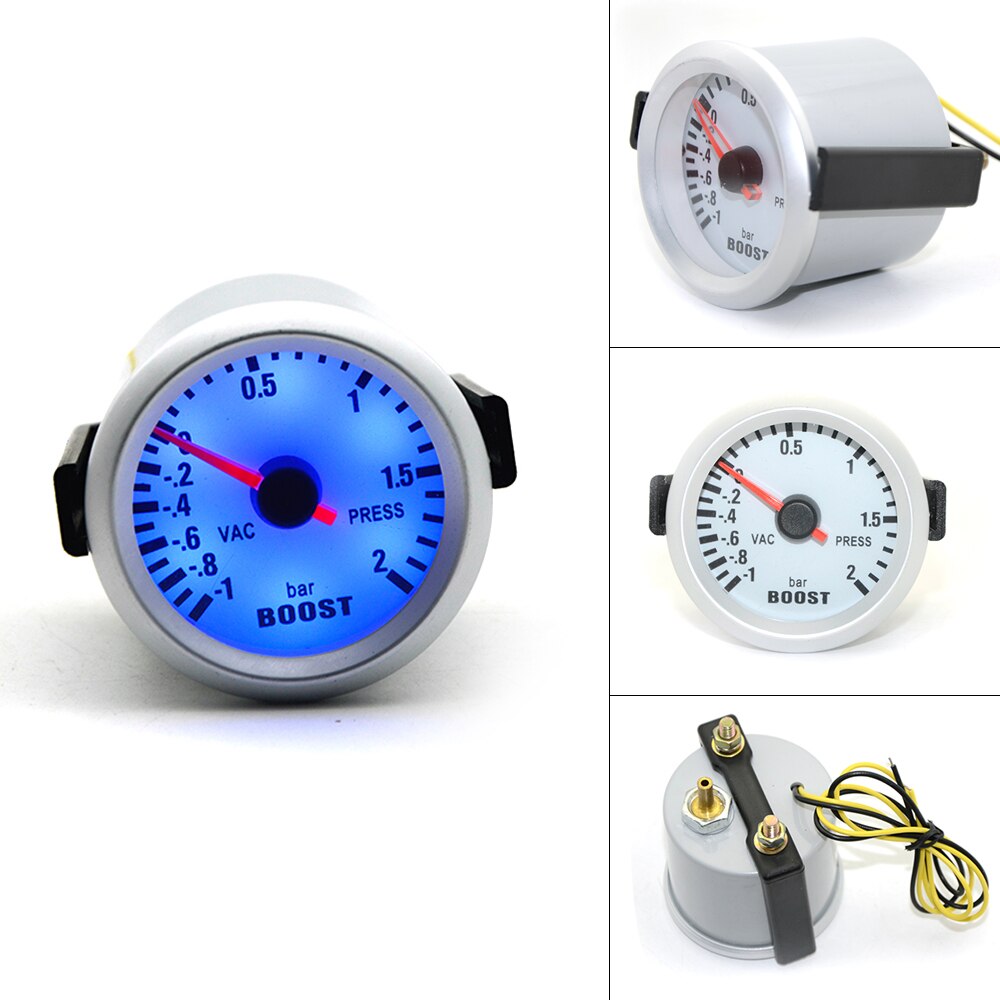 52mm Analog Blue led Boost bar