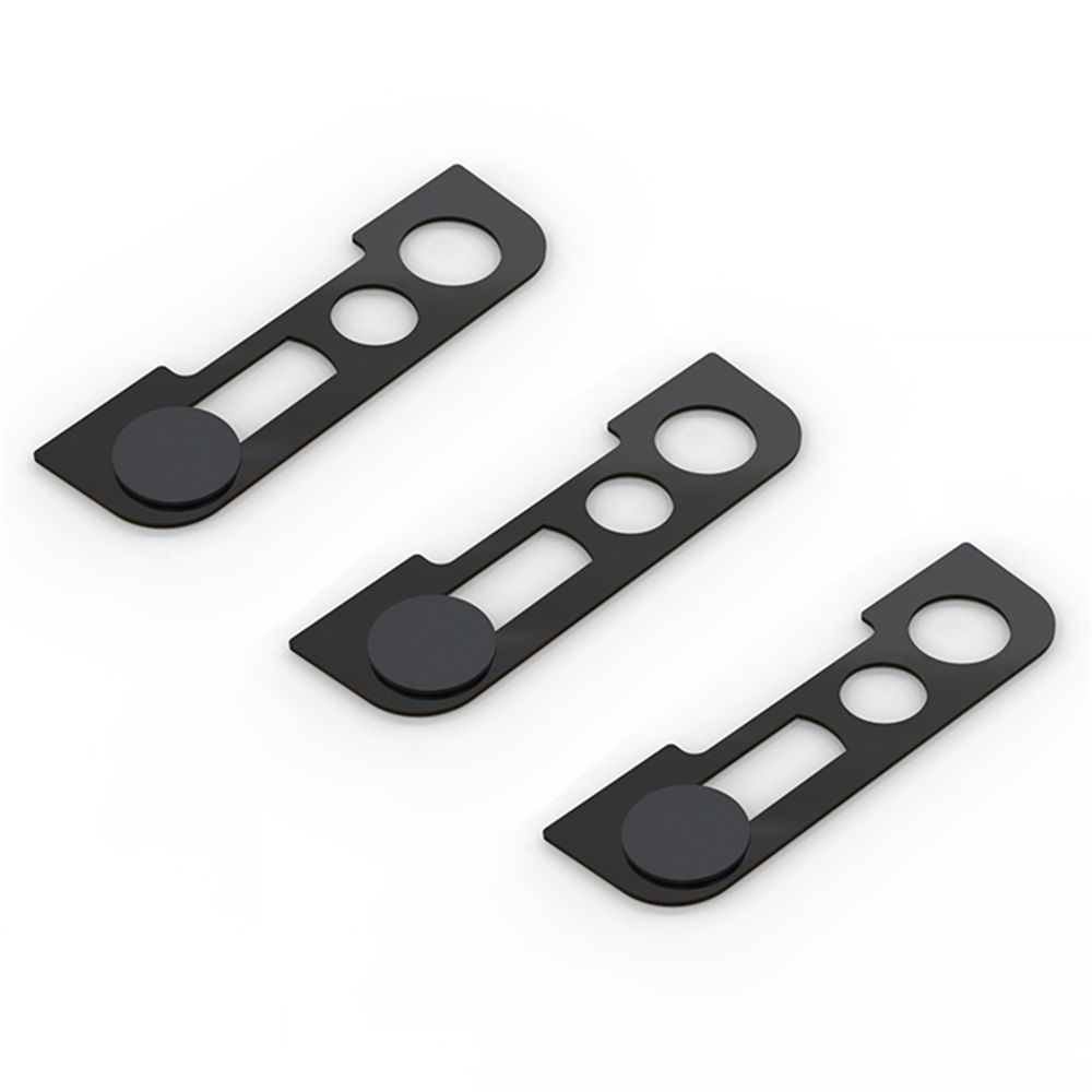 1/3Pcs Accessoires Antispy Metalen Webcam Cover Privacy Cap Front Camera Slider Lens Sticker Voor 13 Pro Max mini Privacy Slider: black-3 PCS