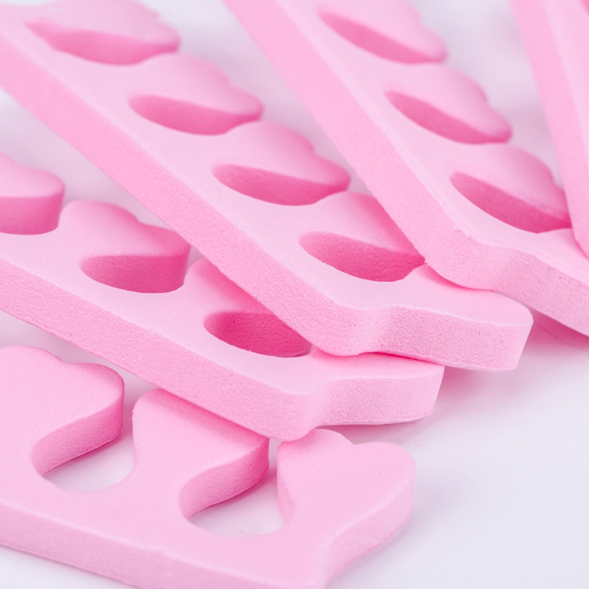 Separador de algodón para dedos de las manos, esponja de espuma suave de 50 piezas, divisor de algodón para uñas, herramientas de manicura y pedicura